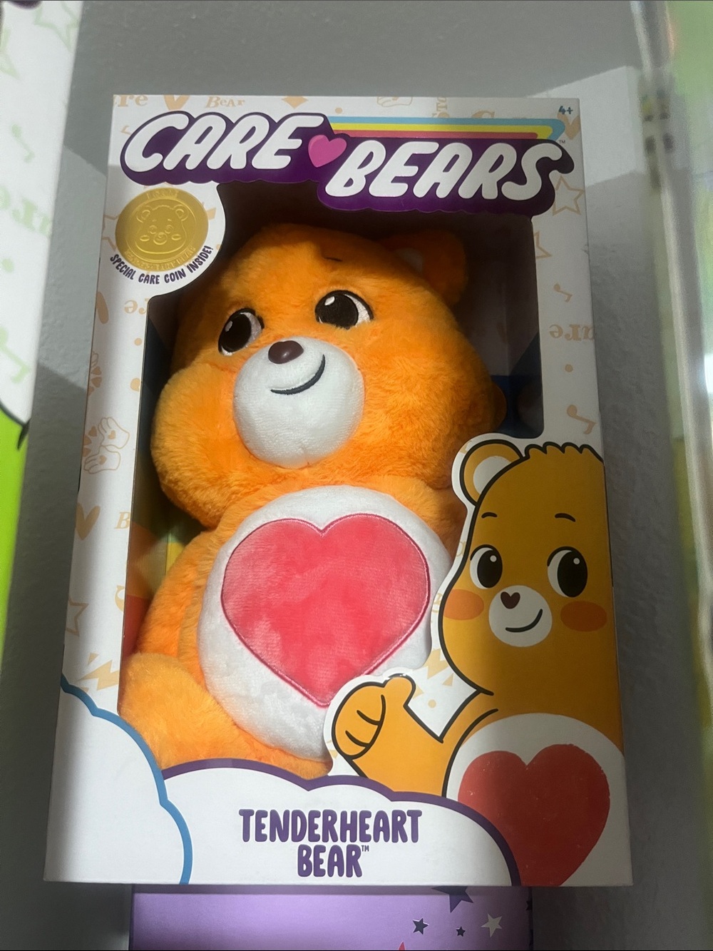 Care Bears Tenderheart Bear Plush - Orange with Pink Heart